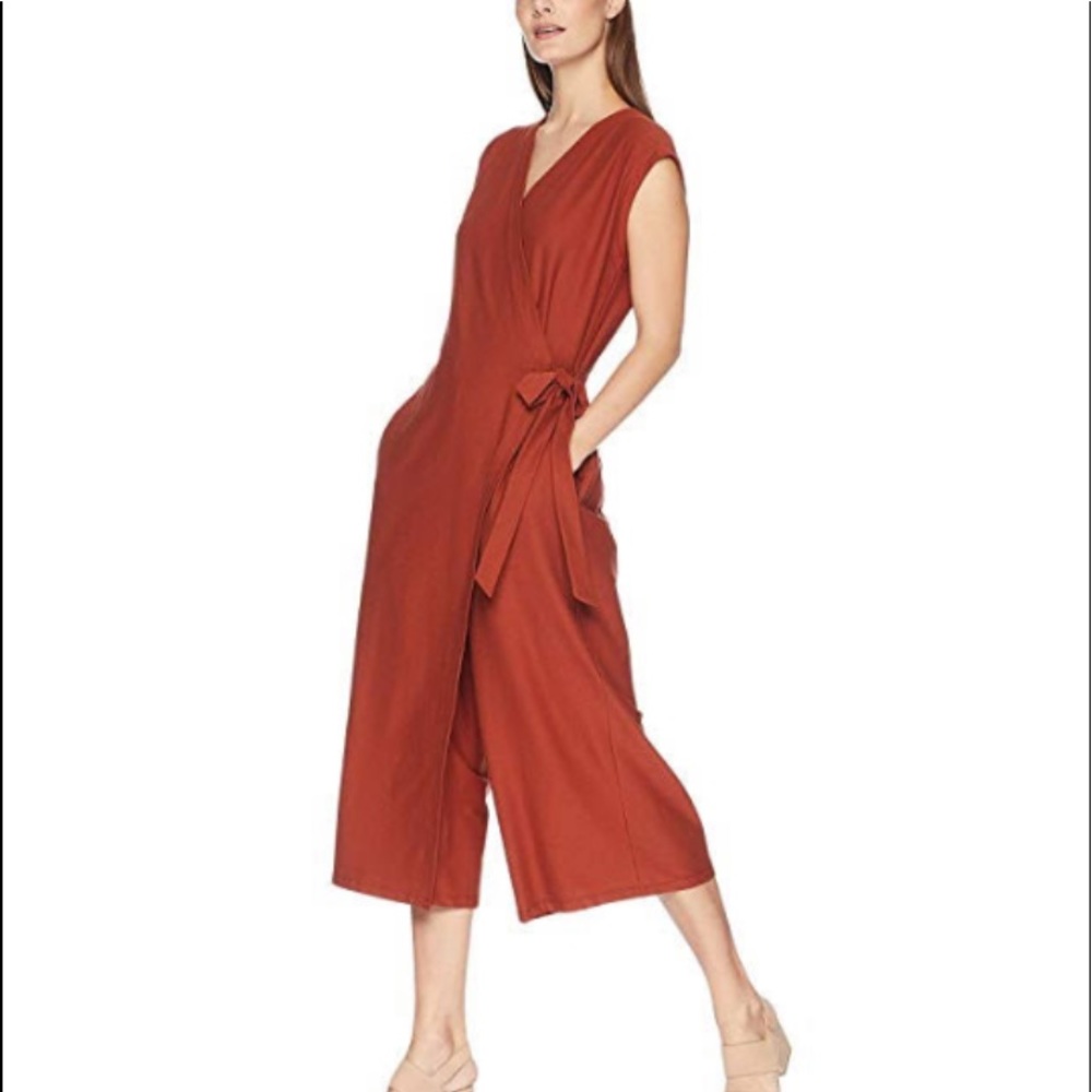 Eileen Fisher Stretch Crepe Jumpsuit size medium
